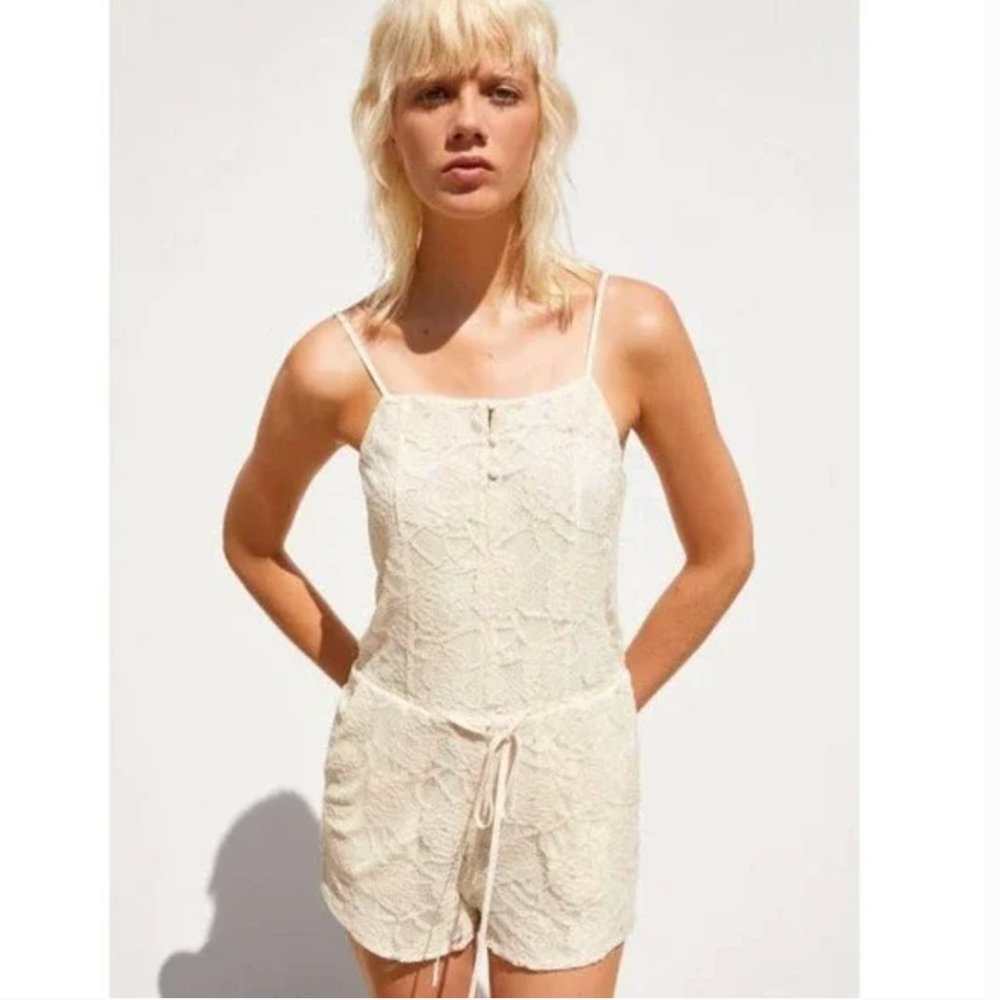 ZARA Lace Romper Jumpsuit